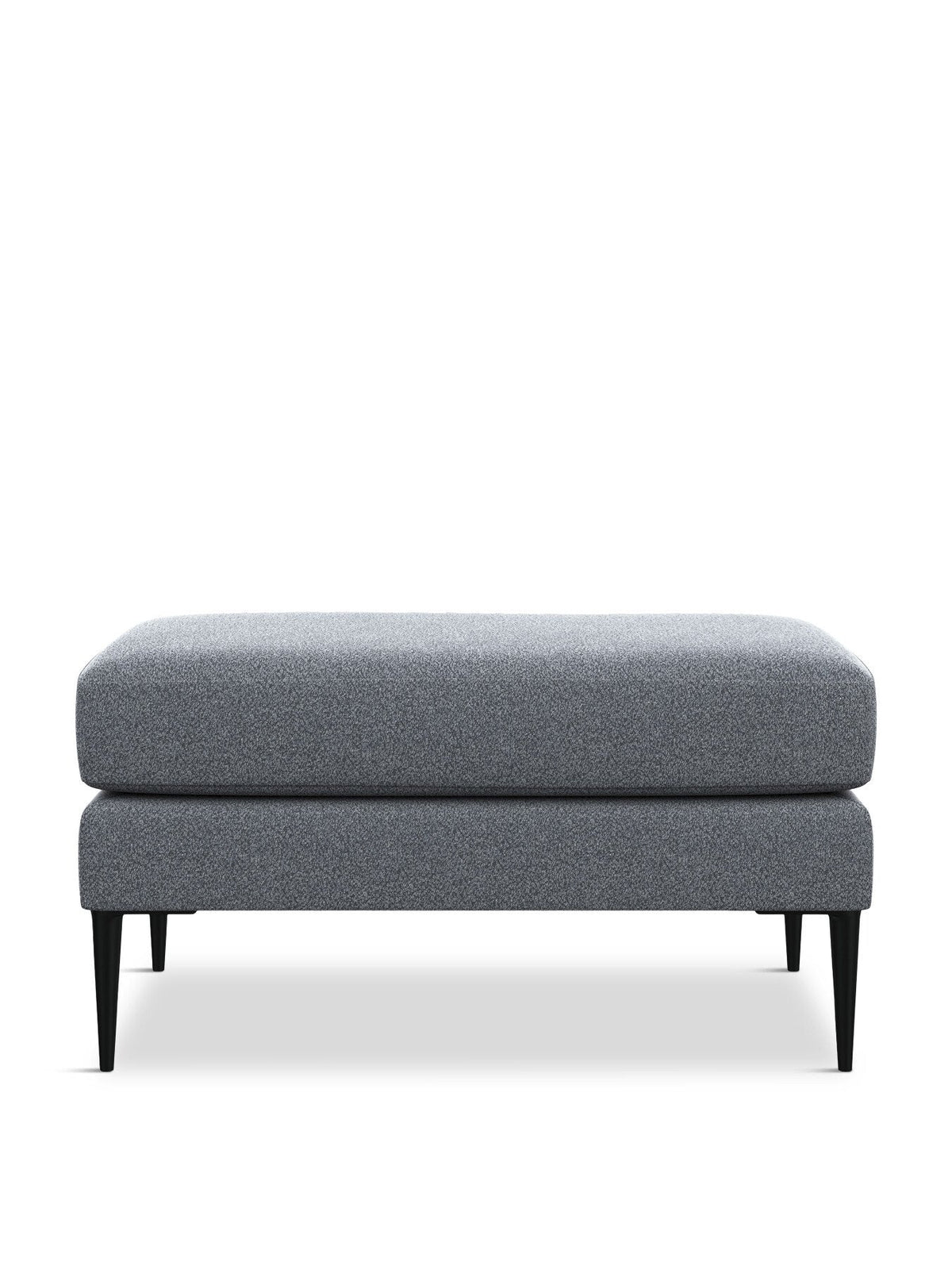 Brunel Footstool Boucle Steel