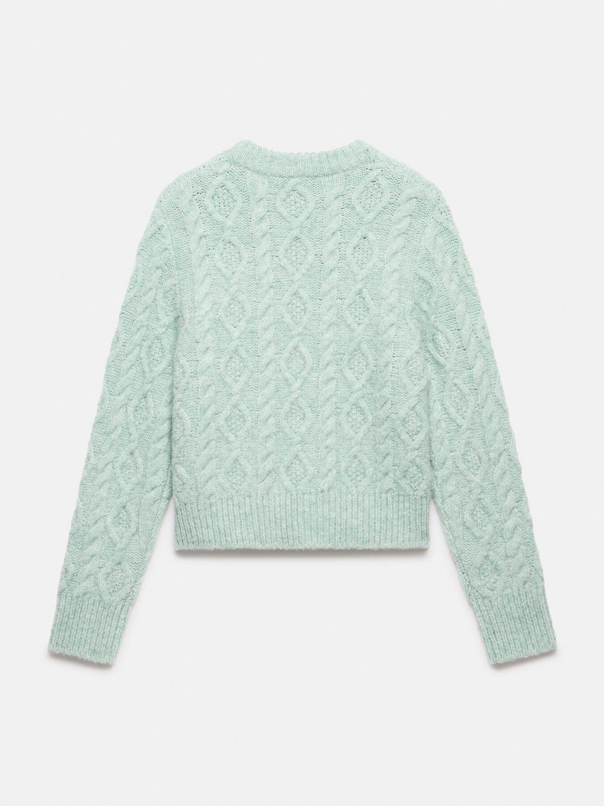 Green Cable Knit Jumper