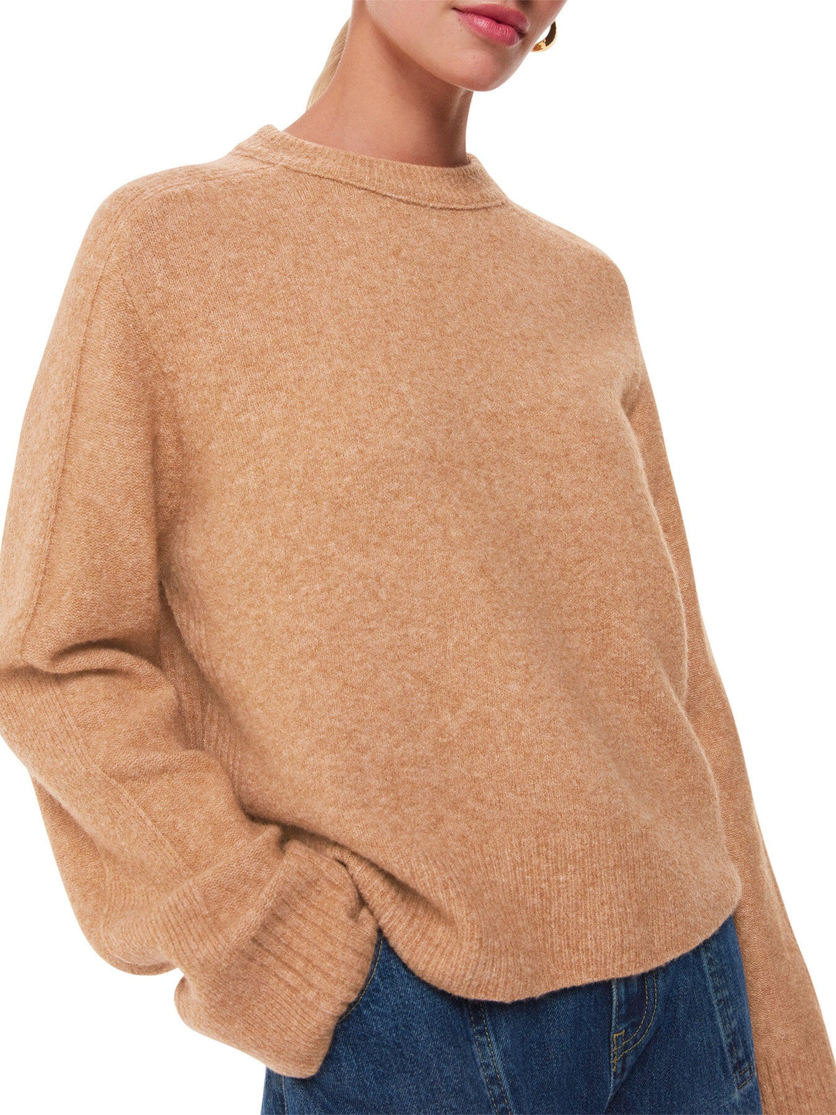 Alana Wool Mix Crew Neck