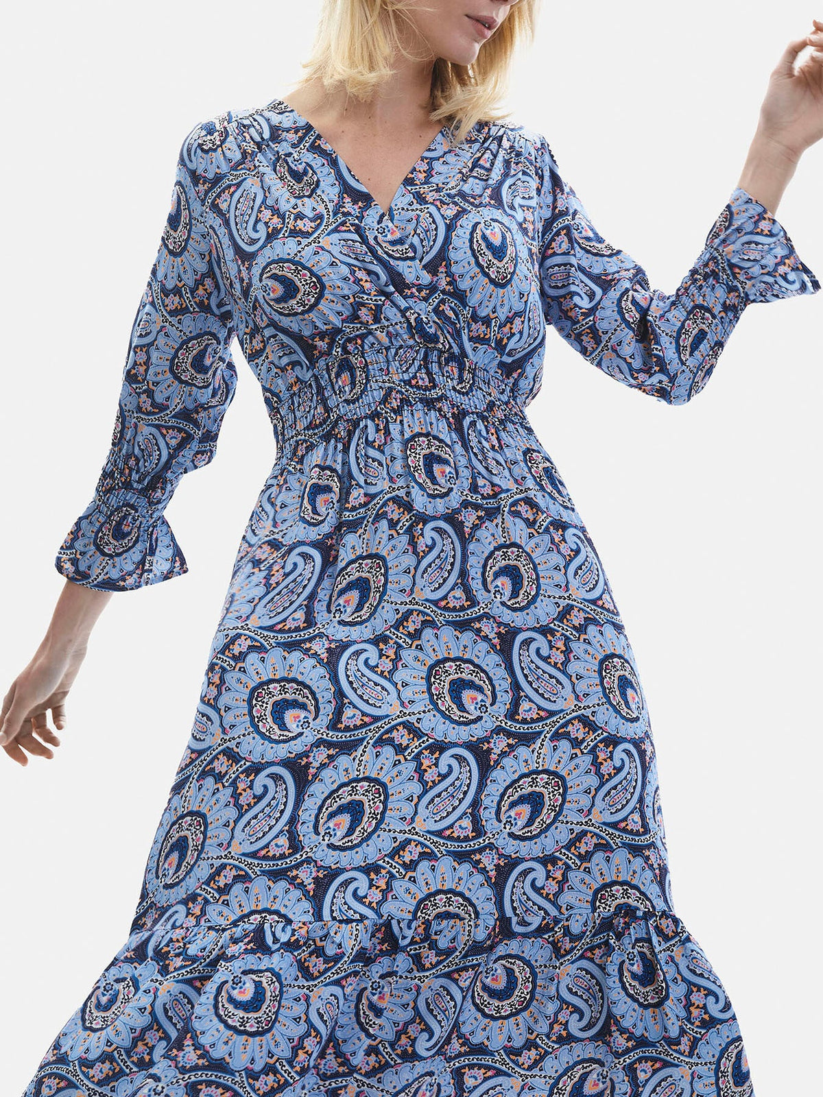 Tiered Midi Dress