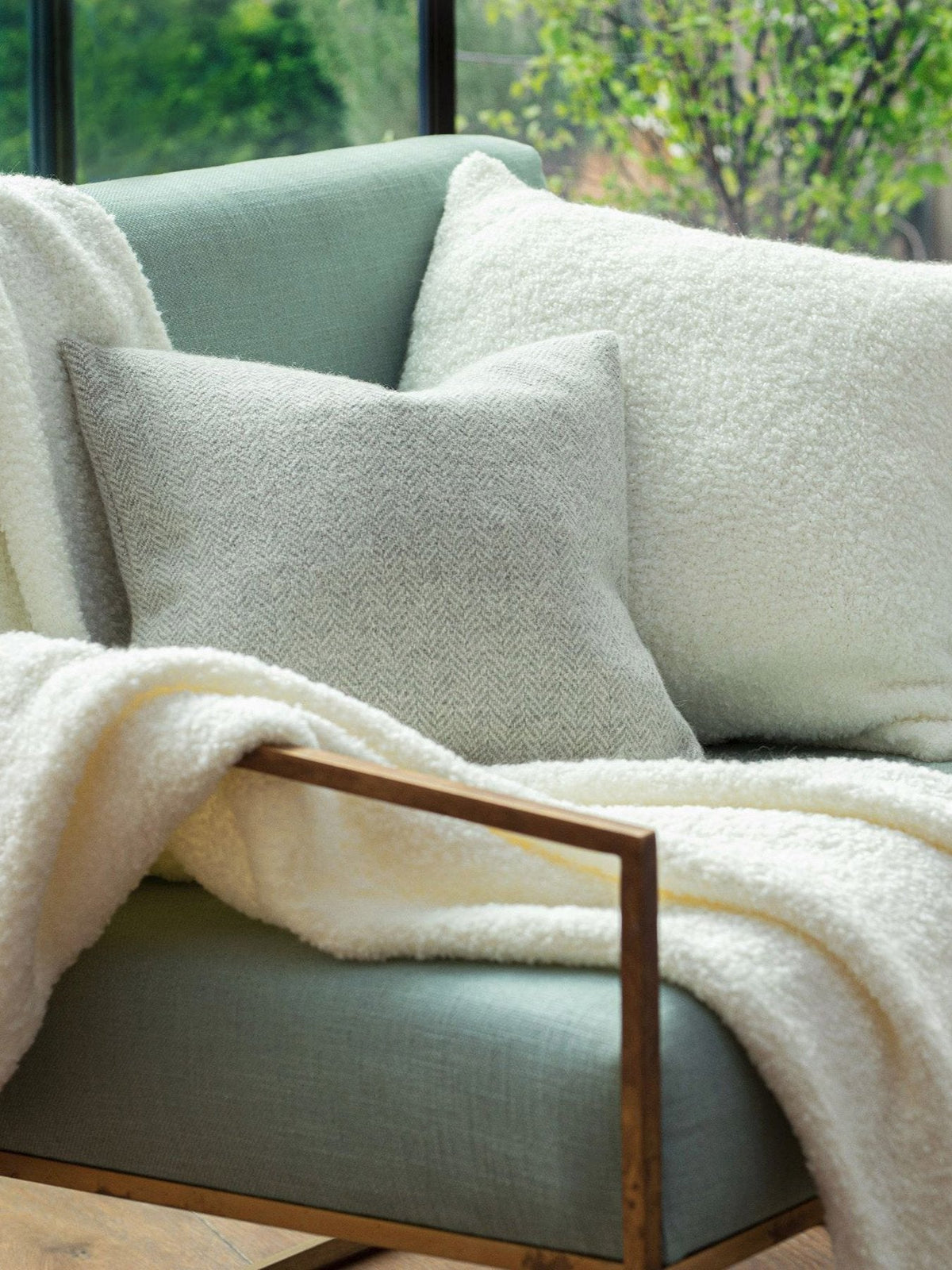 Portuguese Bouclé Throw