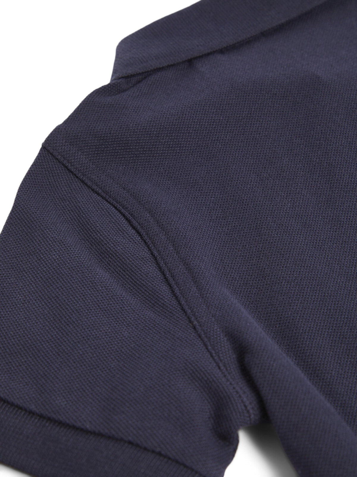 Shield Short-Sleeved Piqué Polo Shirt - Evening Blue