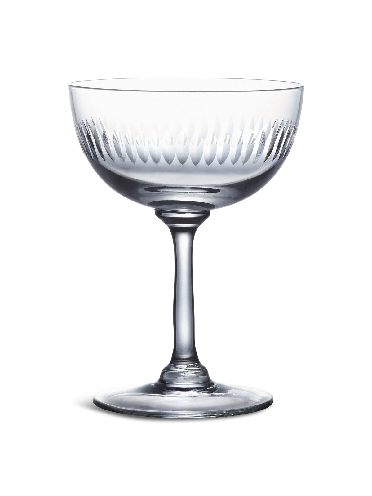 Crystal Champagne Saucers Spears S2
