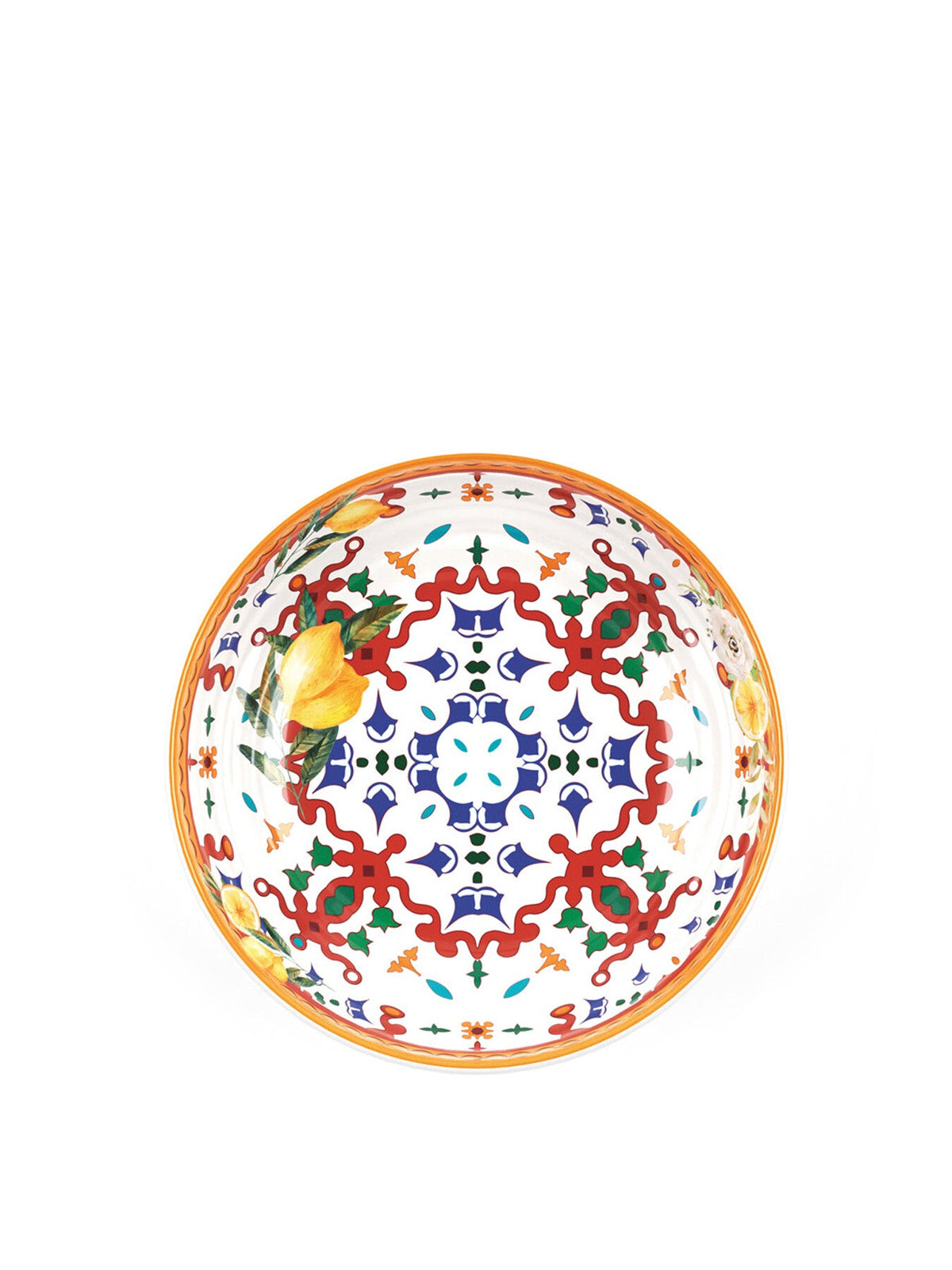 Flower and Lemon Soup Plate