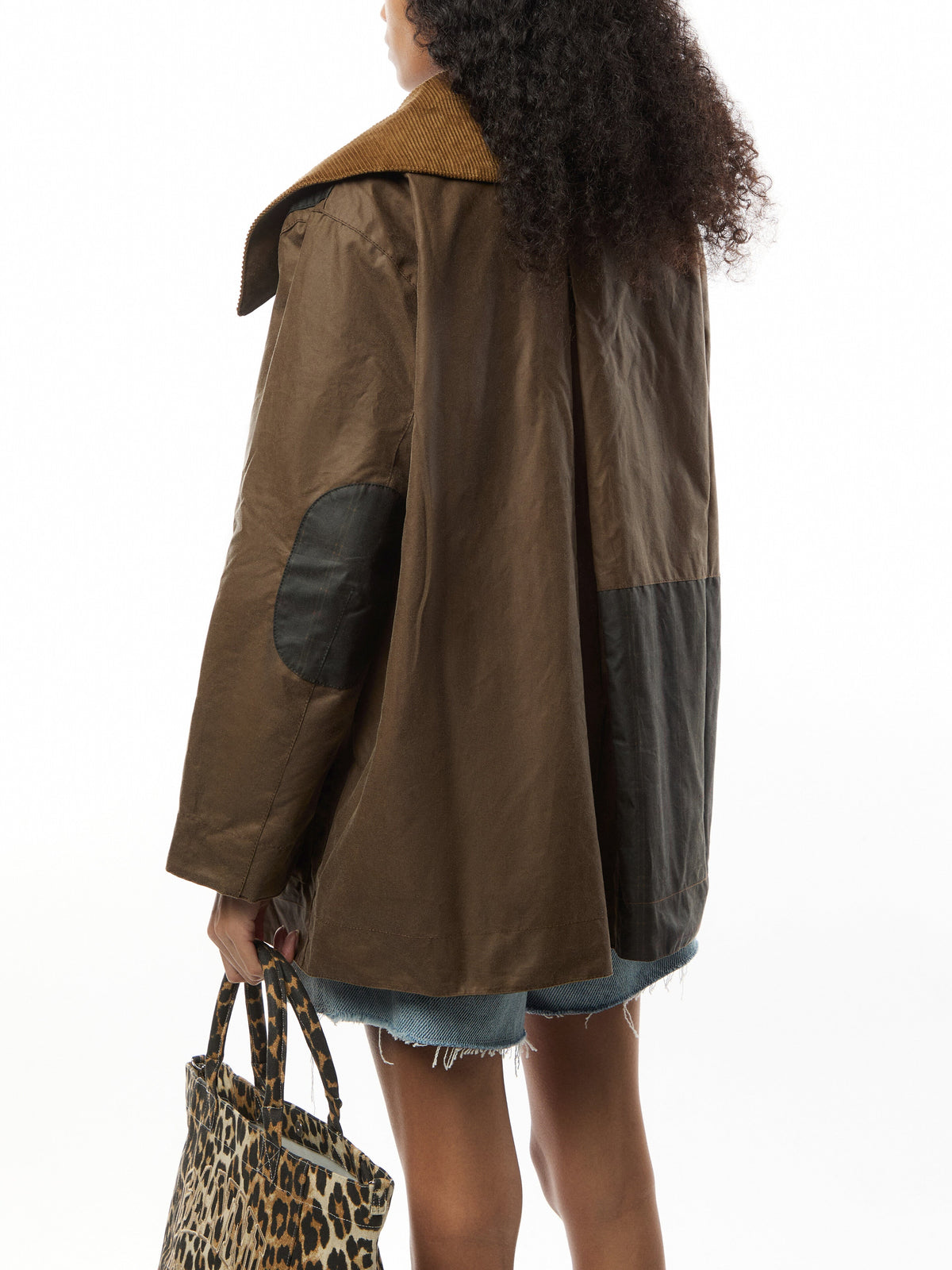 Womens Barbour x GANNI Wax Duffle