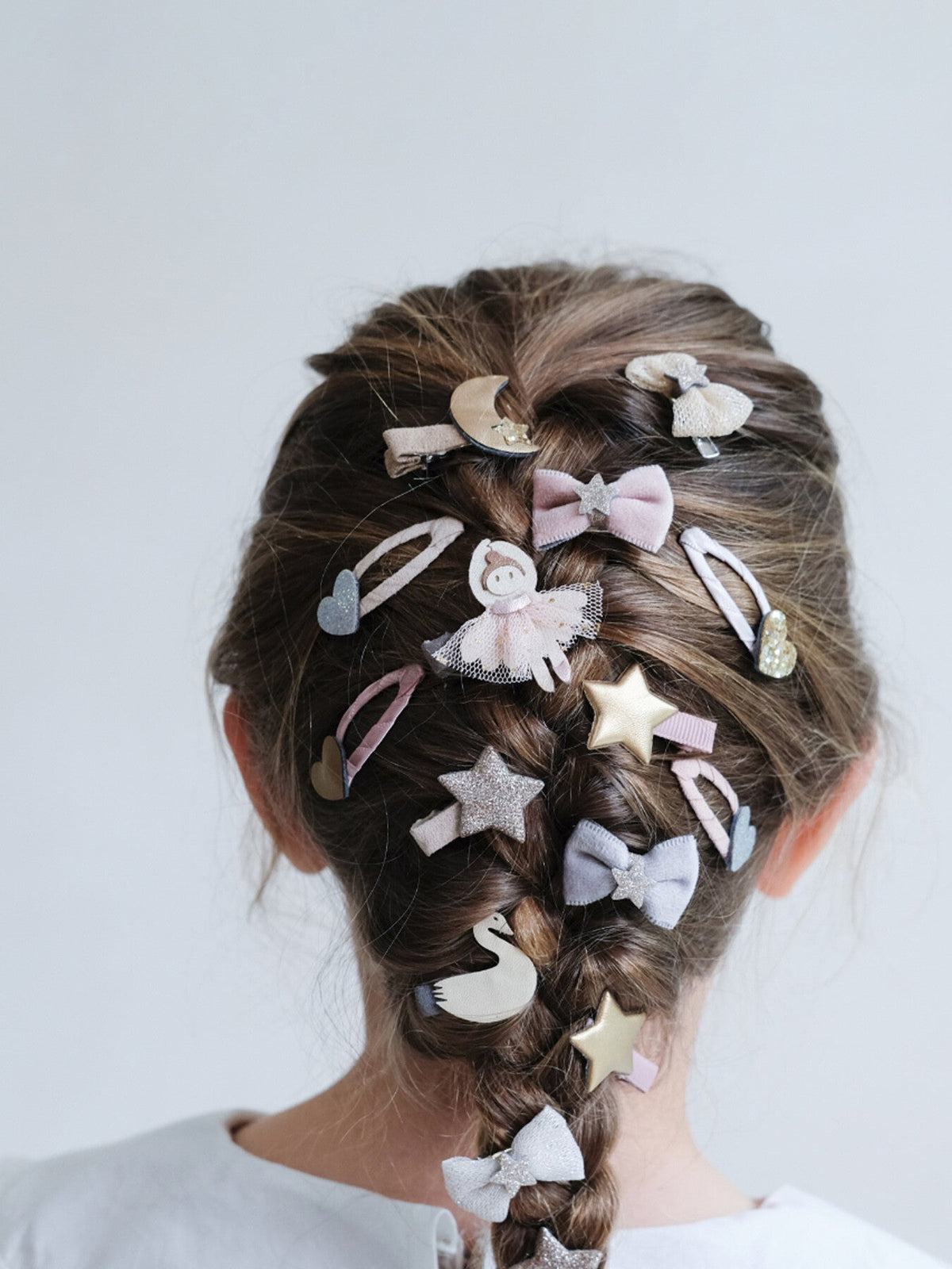 Prima Ballerina Bow Mini Clips