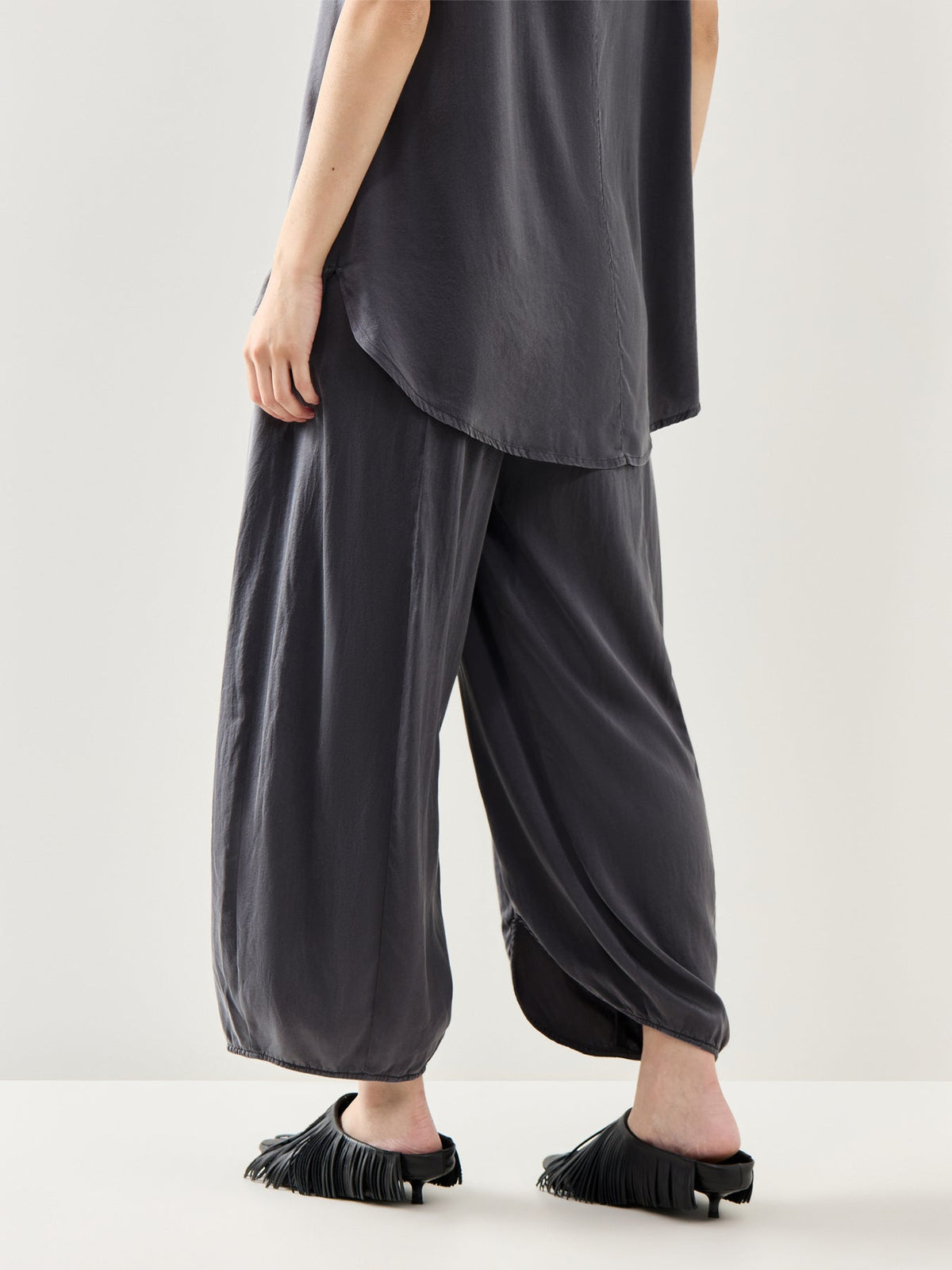 Silk Trouser Black