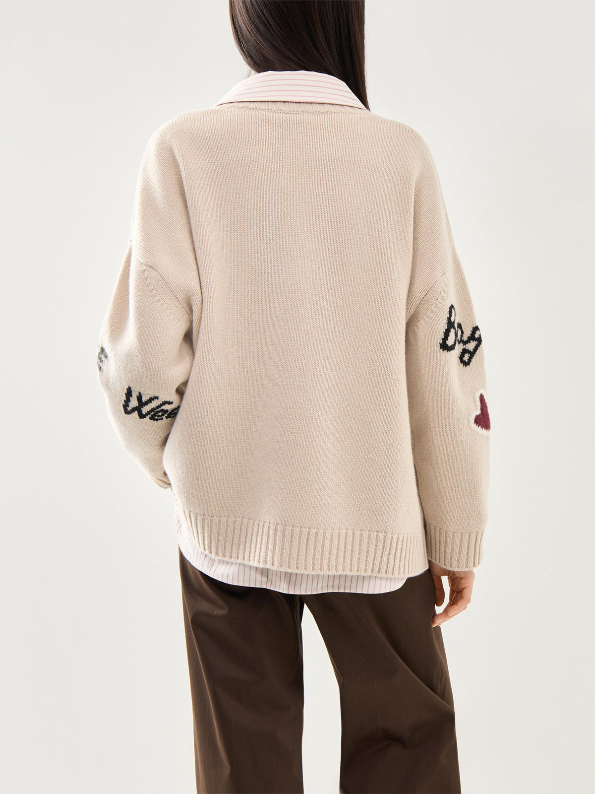 Belgio Button Down Graphic Cardi