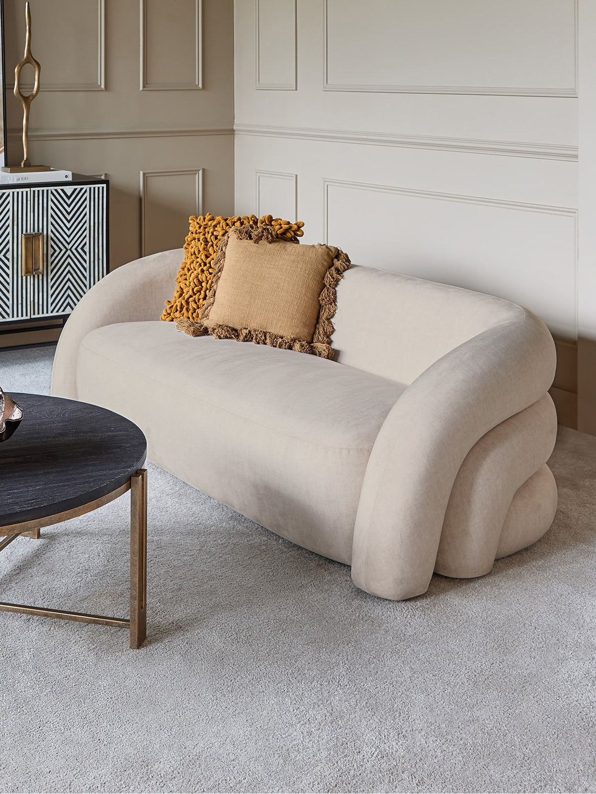 Casa Two Seater Sofa Cream