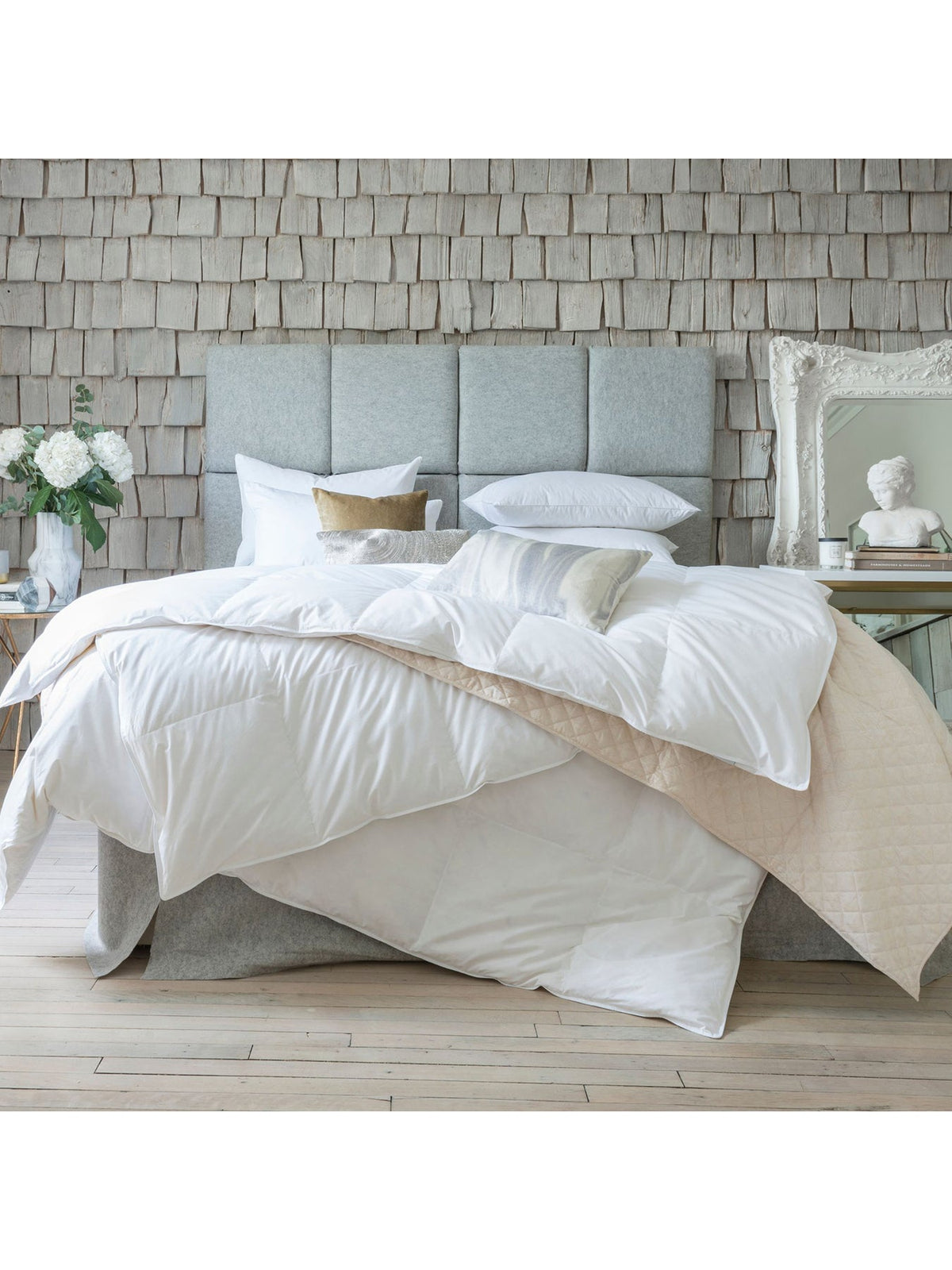 Goose Feather and Down Duvet 13.5 Tog White