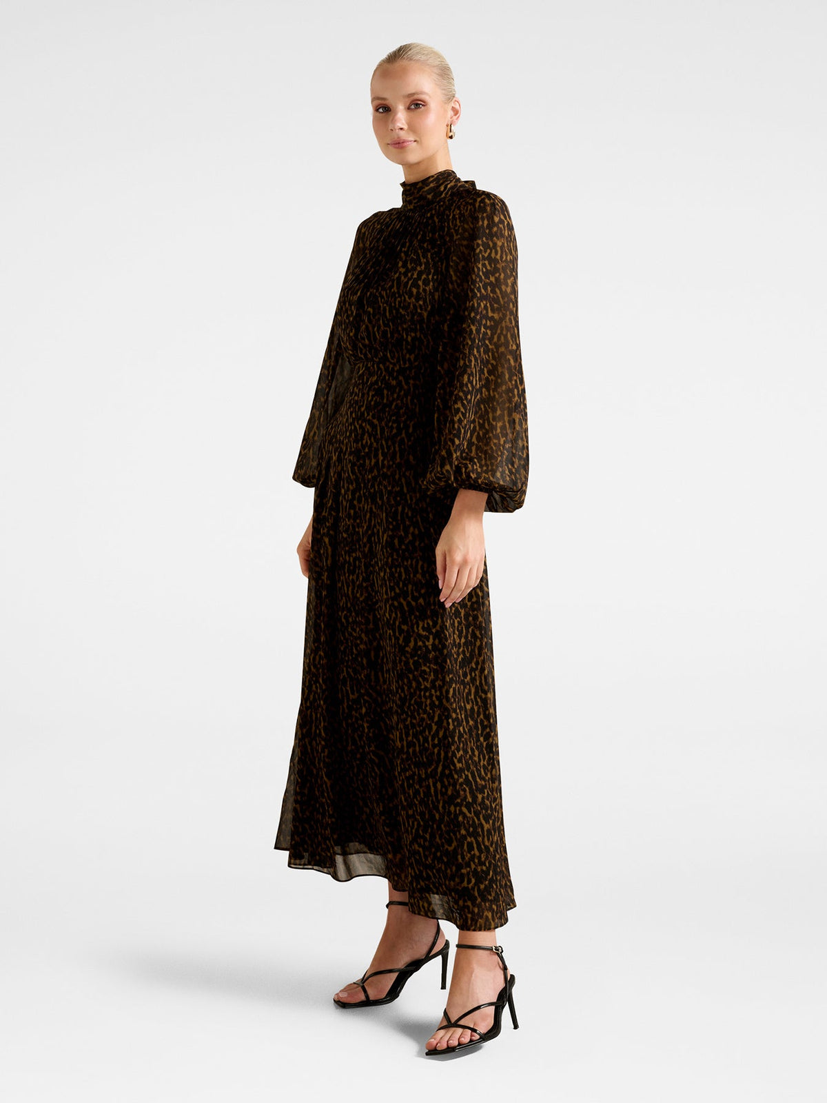 Janelle Raglan Maxi Dress Black