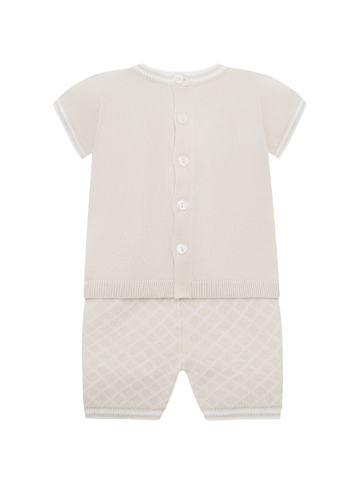 Baby Lennox Knitted Two-Piece Set Cream