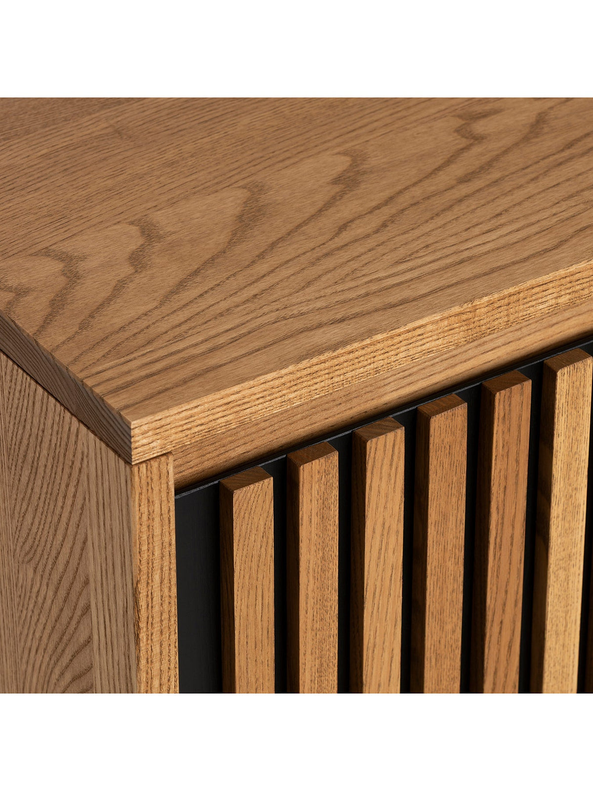 Bergen Solid Ash Wood 3 Drawers 2 Doors Sideboard