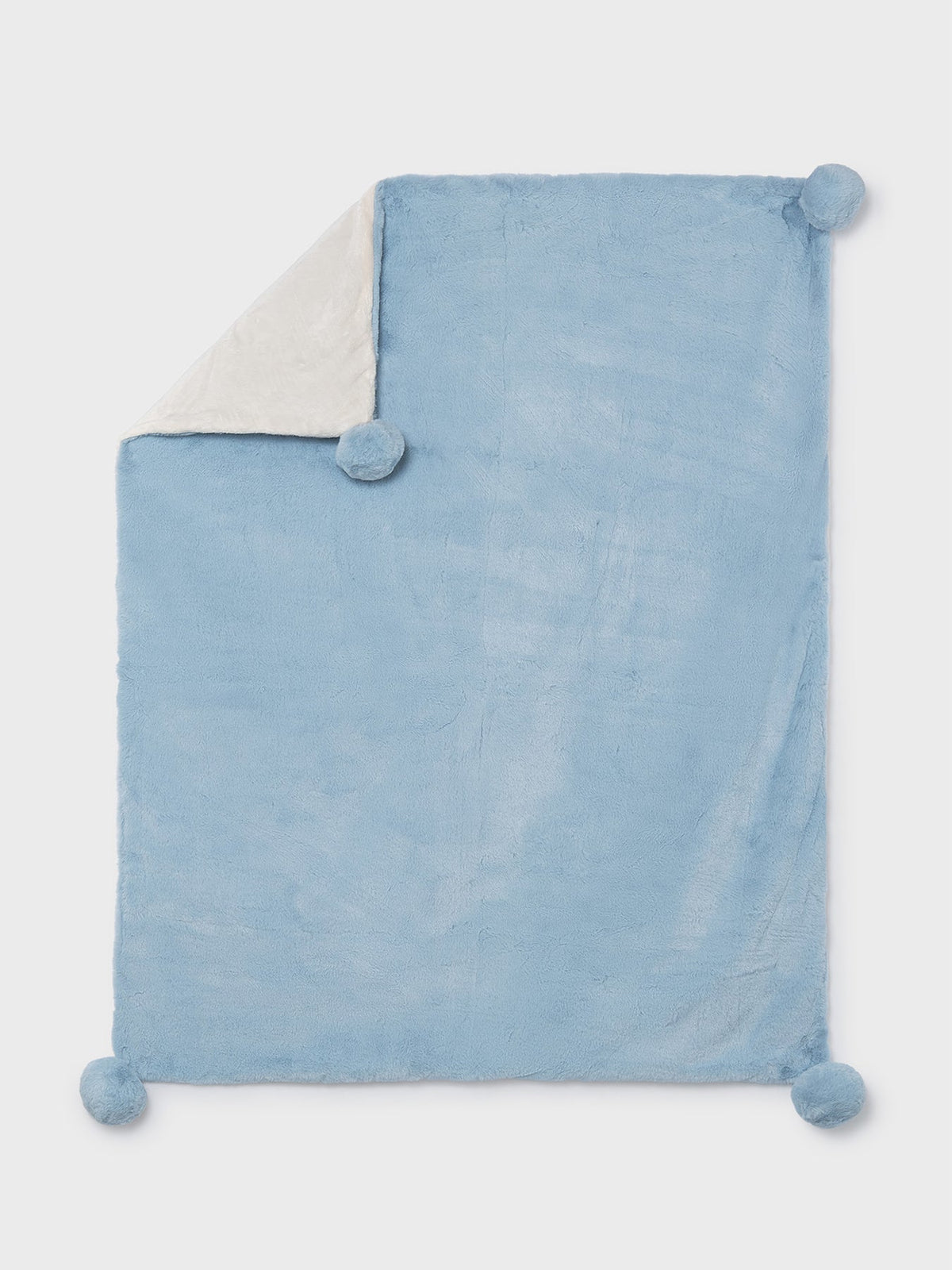 Pom Pom Baby Blanket - Cumin