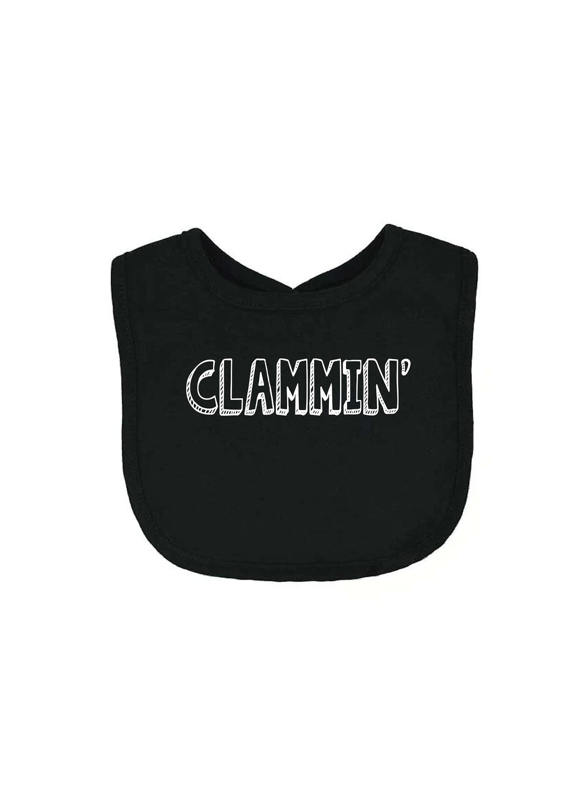 Clammin Baby Bib Black
