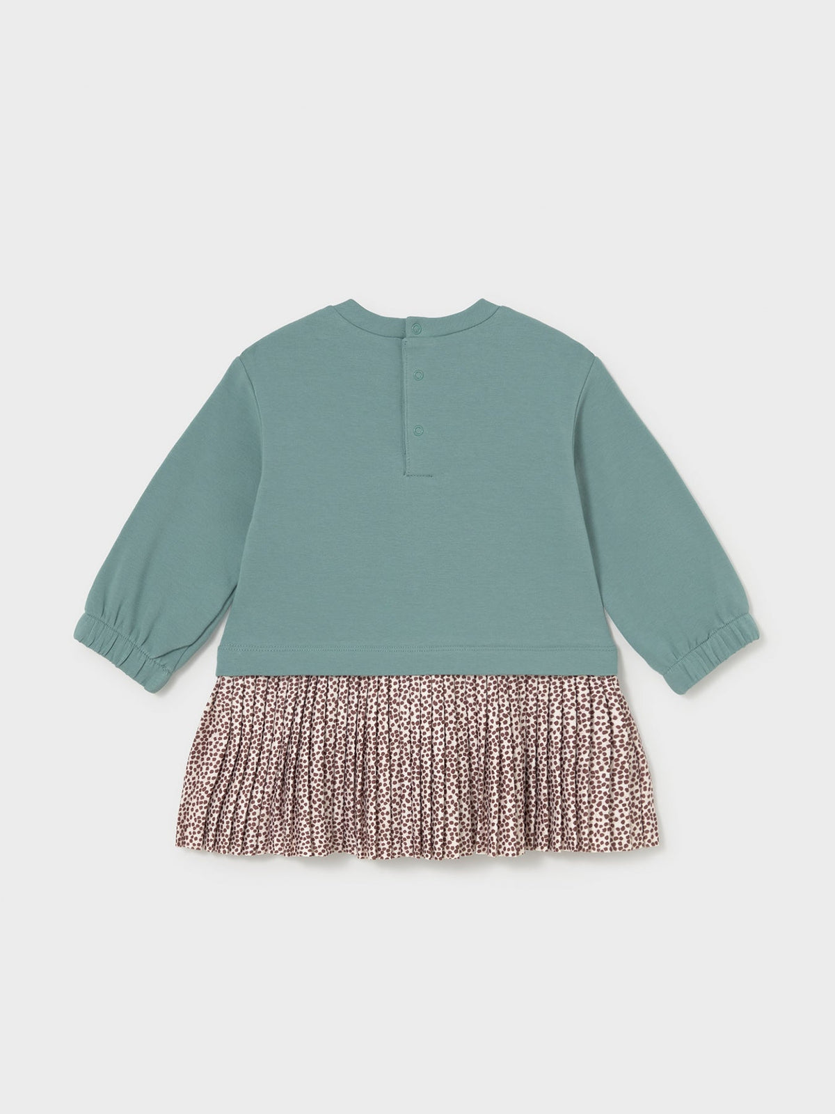 Baby's Cotton Blend Plush Combined Dress