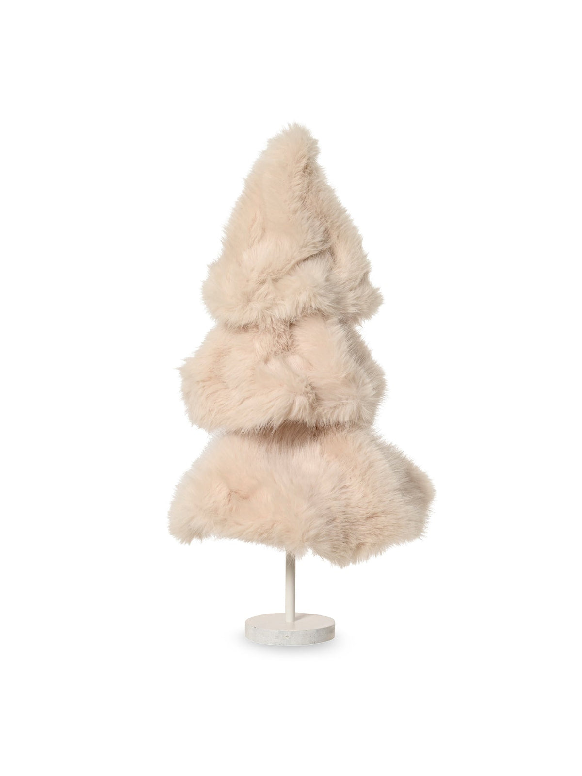 Three-Layer Faux Fur Christmas Tree Skirt With MDF Base