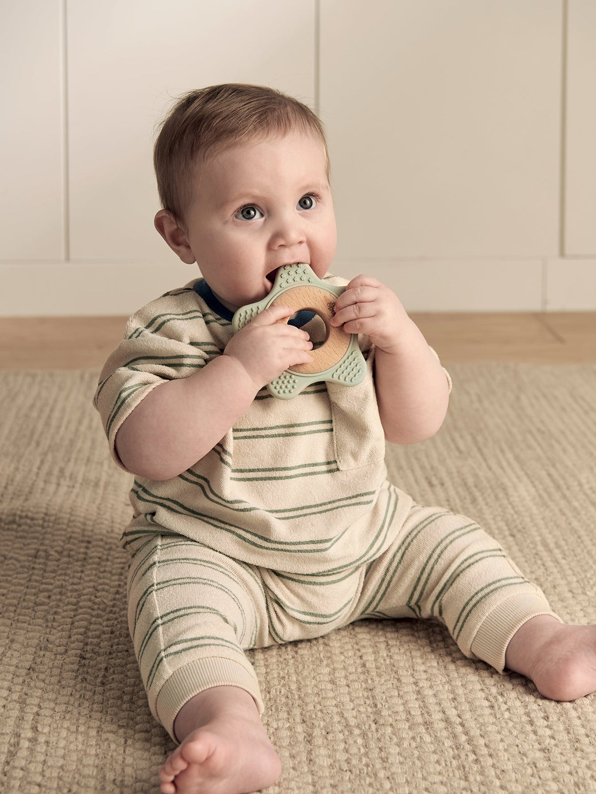 Silicone Star Teether Blue