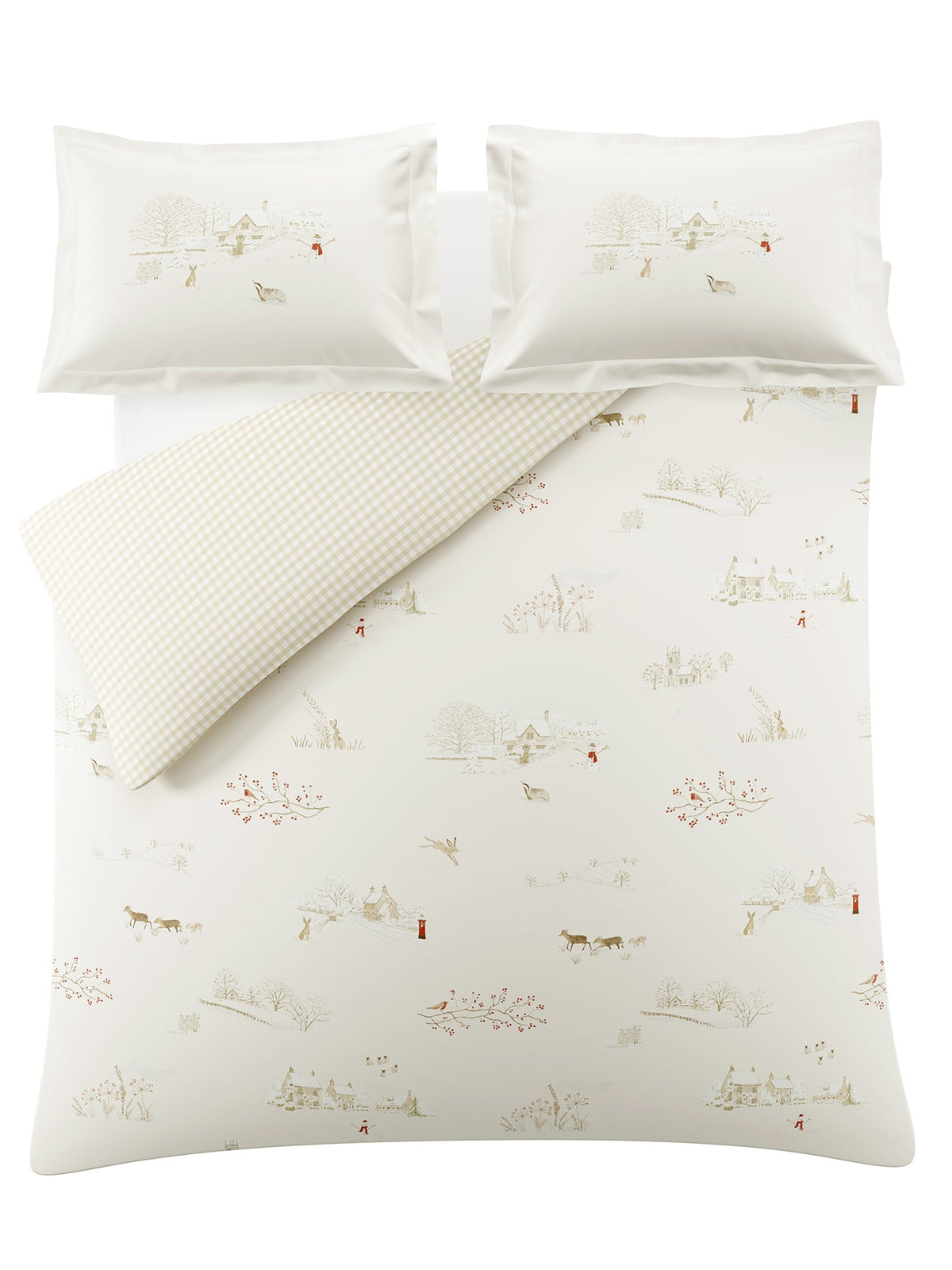 Winter Scene Quilt Set