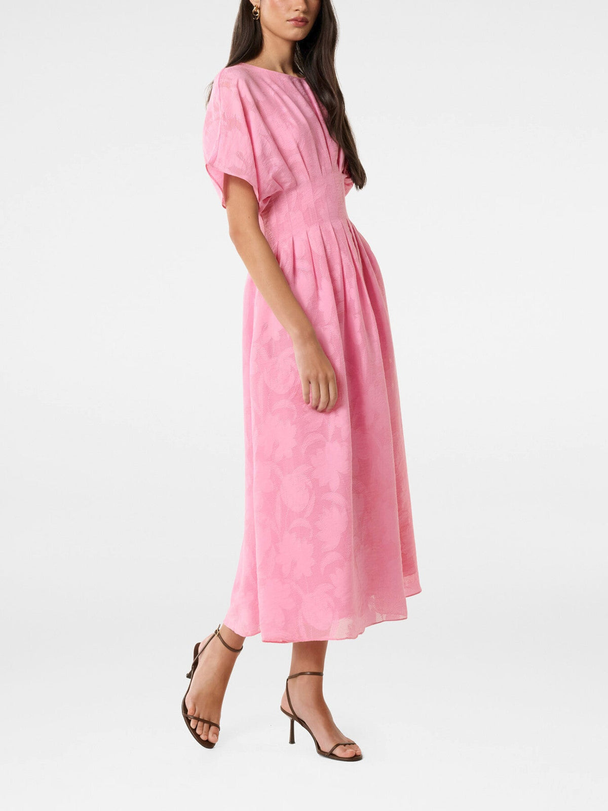 Eve Jacquard Seam Midi Dress