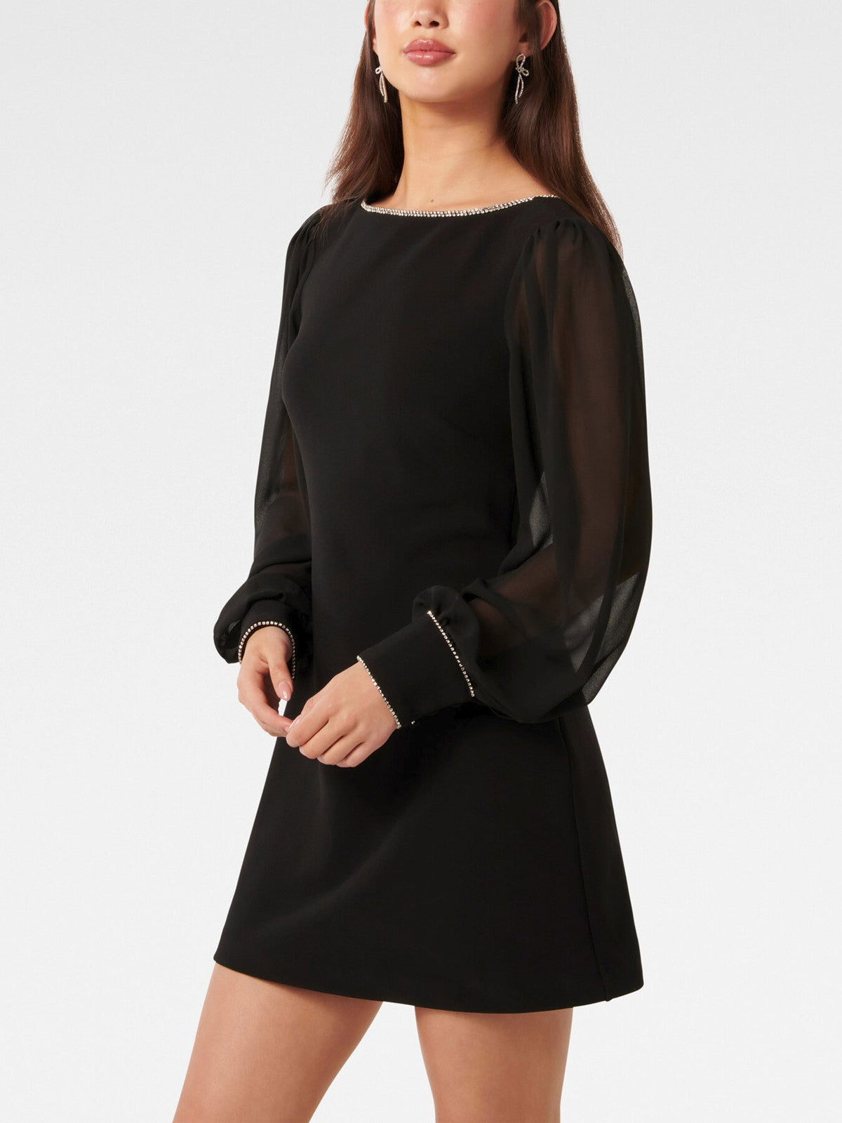 Indie Embellished Mini Dress