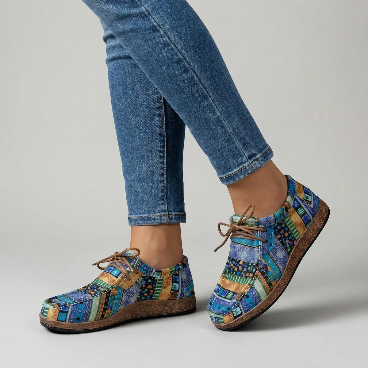 Women's Colorful Wedge Sandals | Bohemian Comfort Footwear