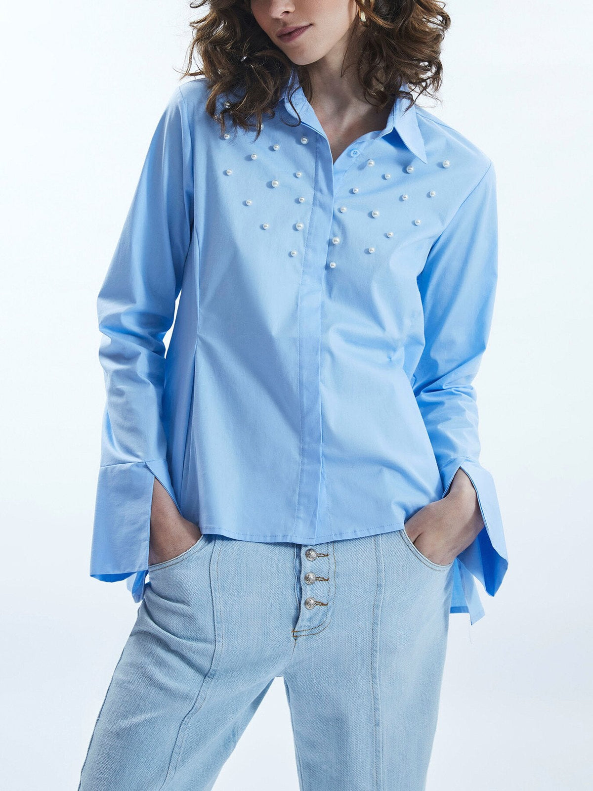 Pearl Detail Shirt