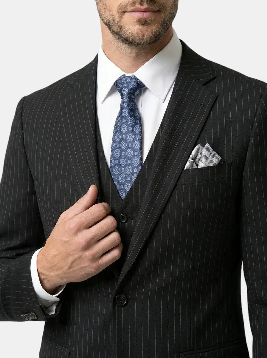 Benson Men's Slim Fit Suit | High-Quality Fabric, Wedding-Ready