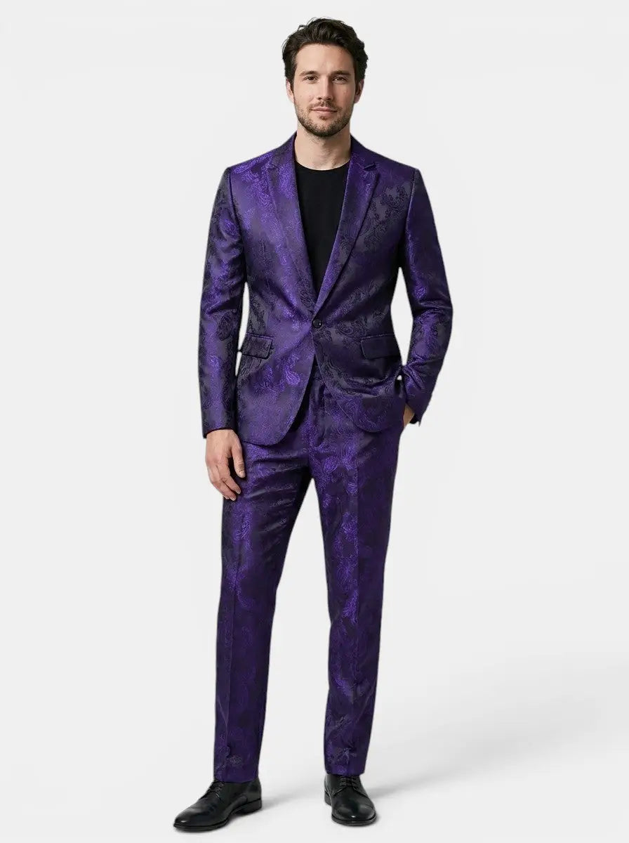 Men's Lightweight Fabric Suit | Elegant Slim-Fit Wedding Outfit for Men
