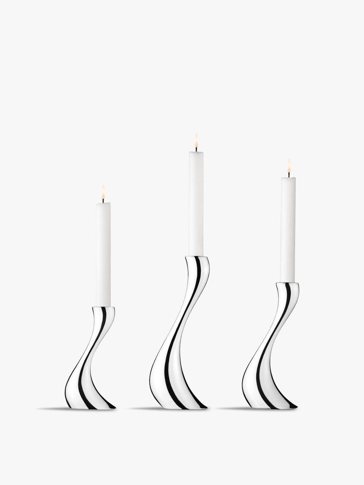 Cobra Candleholder Set of Three