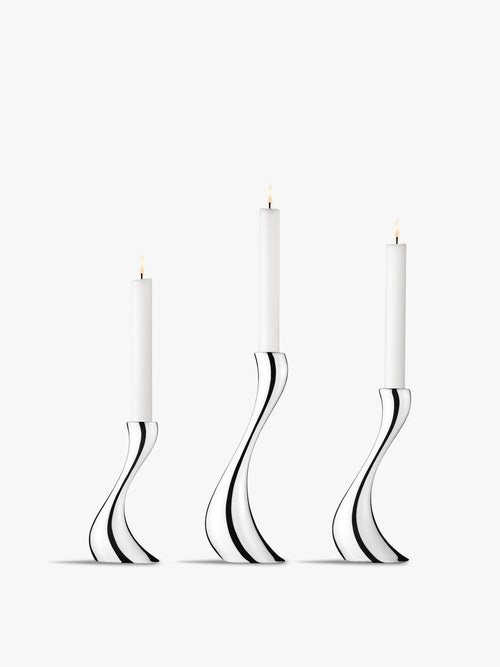 Cobra Candleholder Set of Three