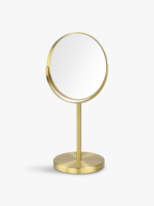 5x Gold Double-Sided Magnifying Mirror