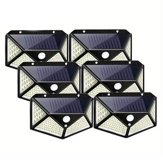 100-LED Solar Rechargeable Outdoor Light