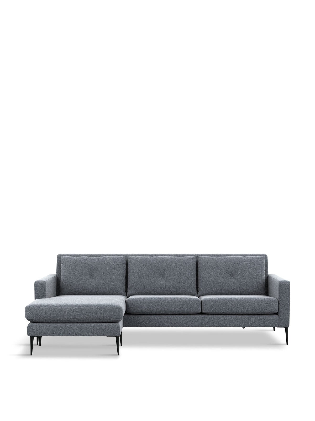 Brunel Corner Chaise Boucle Steel