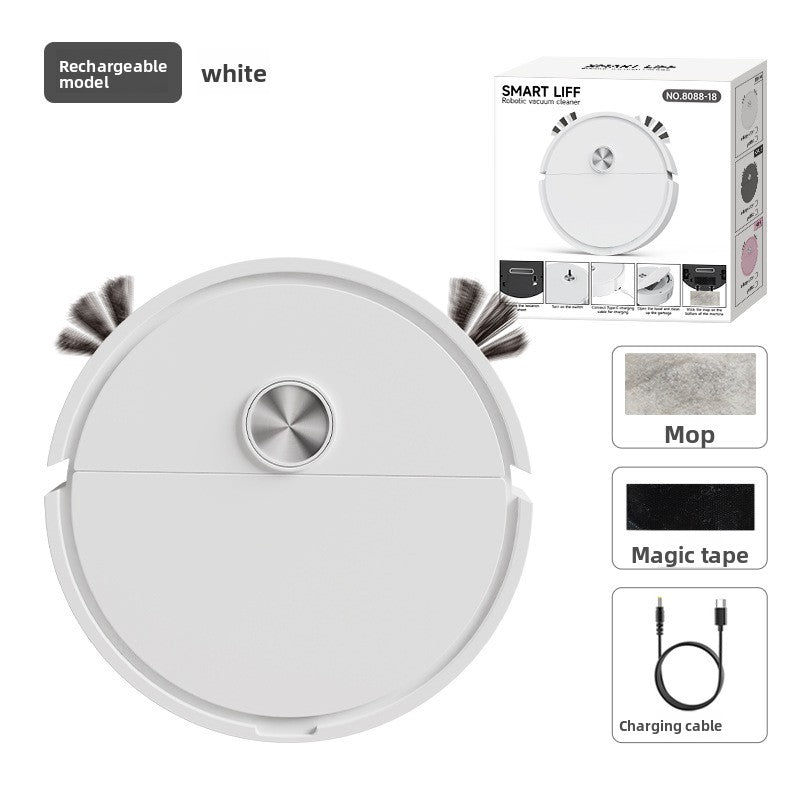 3-in-1 Automatic Robot Vacuum — Sweeps, Suctions & Mops