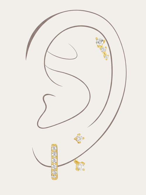 KOSINER 18K Gold-Plated Popular Multi-Style Set