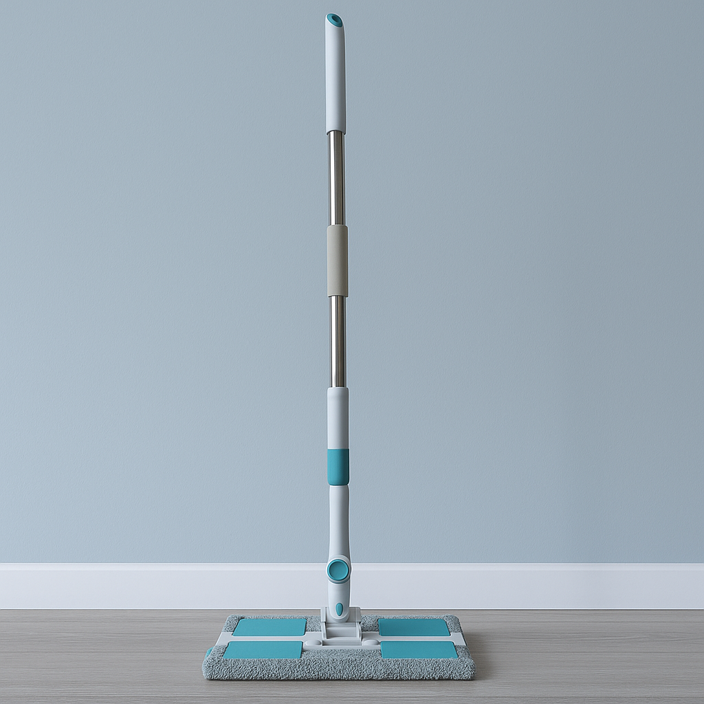 Rotatable Glass Wiper with Bendable Head – Double-Sided Squeegee for Window, Bathroom & Floor Cleaning