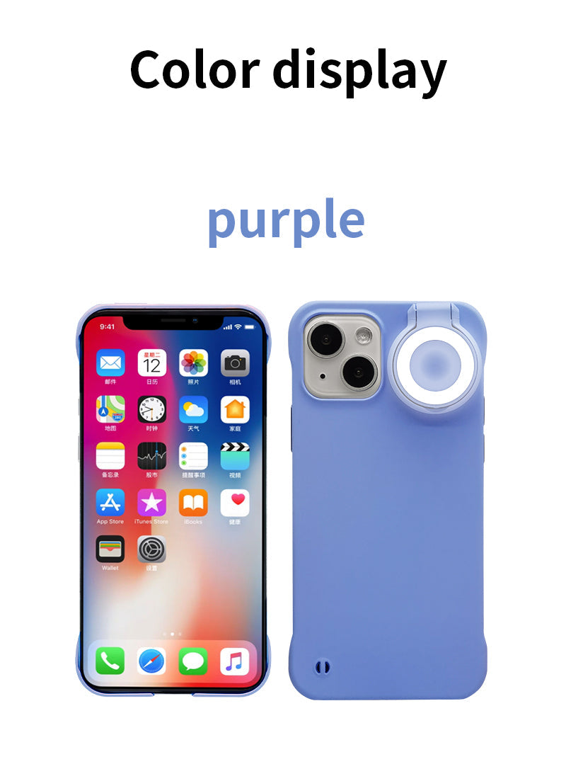 Ring Selfie Flip Light iPhone Case - 3 Colors