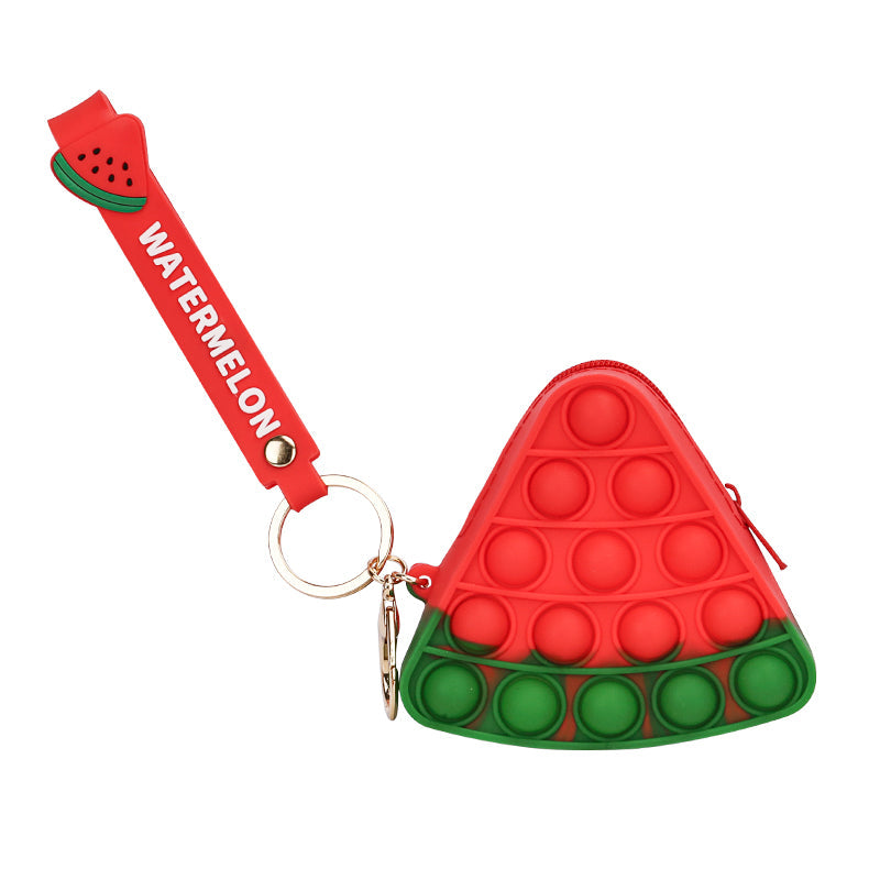 Bubble Popper Keychain Zipper Pouch