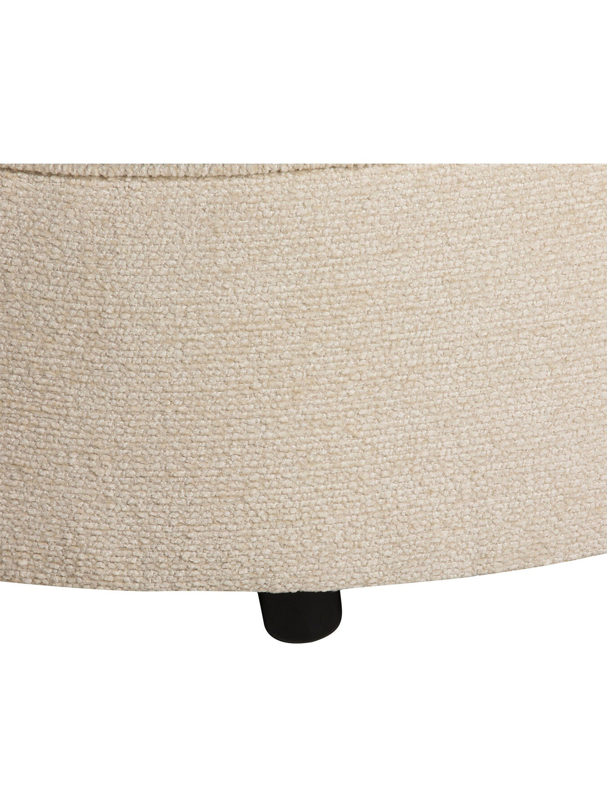 Round Fabric Footstool