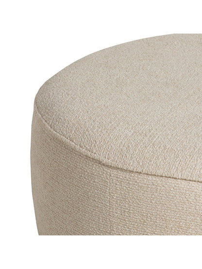 Round Fabric Footstool