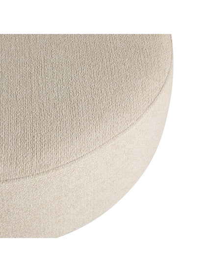 Round Fabric Footstool