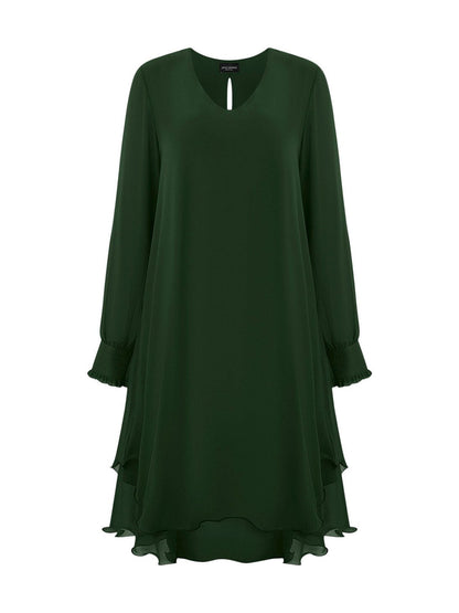 Wave Hem Dress