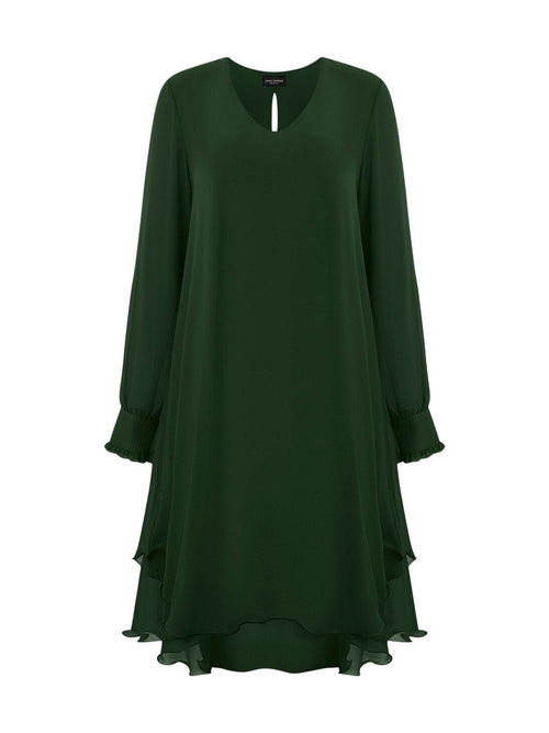 Wave Hem Dress