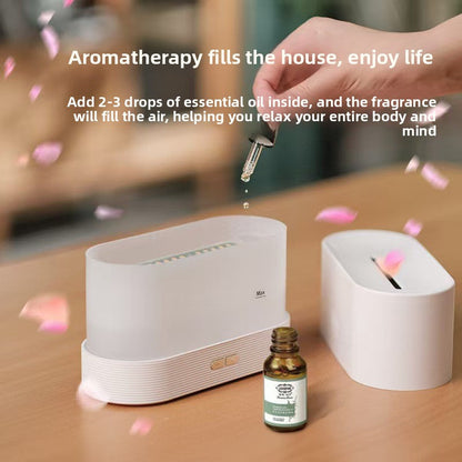 3D Flame Aroma Diffuser & Humidifier with Auto Shut-Off