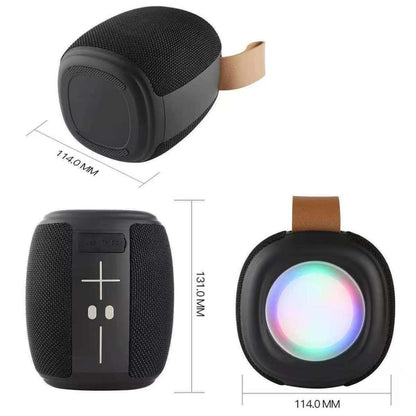 Bluetooth Speaker with RGB Lights, FM Radio & TF Card Support