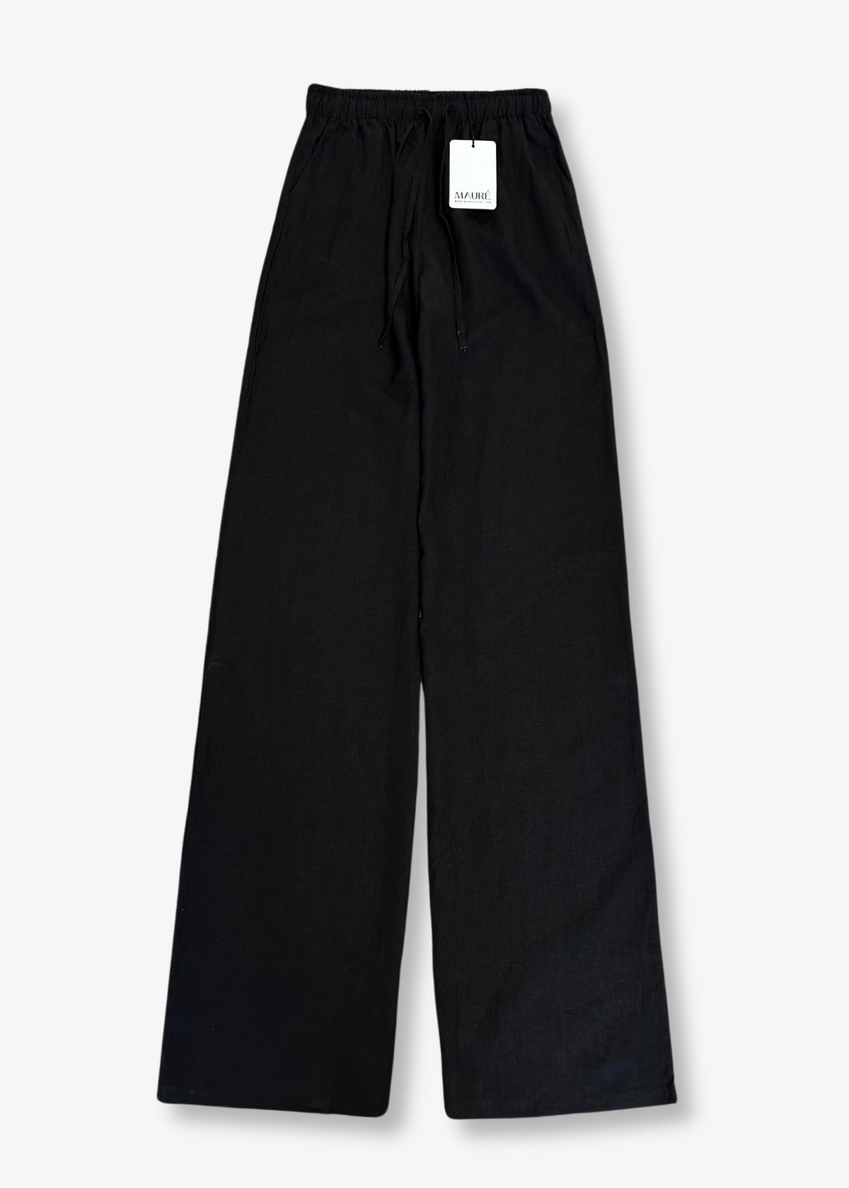 Linnen pants (tall) black