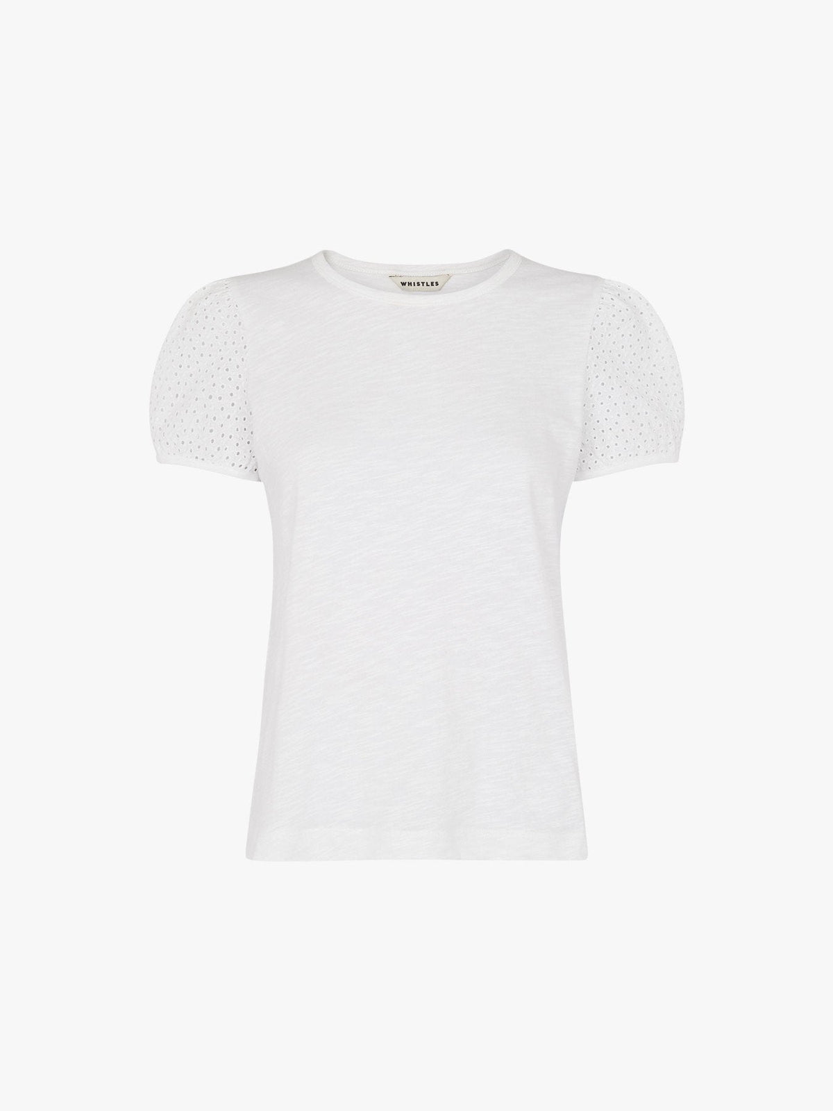 Broderie Puff Sleeve Top