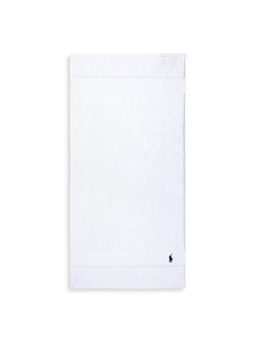 Polo Player Hand Towel White