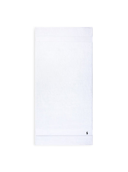 Polo Player Bath Towel White